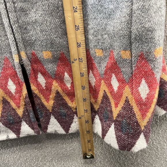 Young Threads Coat Jacket Women's Medium Southwest Aztec Tribal Pattern - Picture 6 of 9